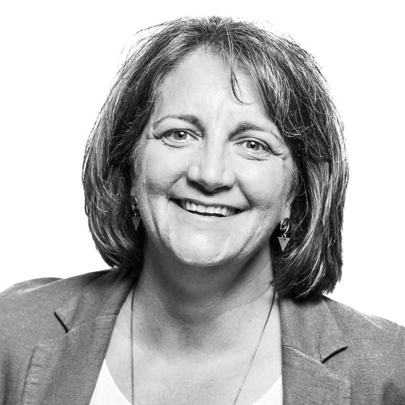 black and white headshot of Heather Walch, Repowered CEO