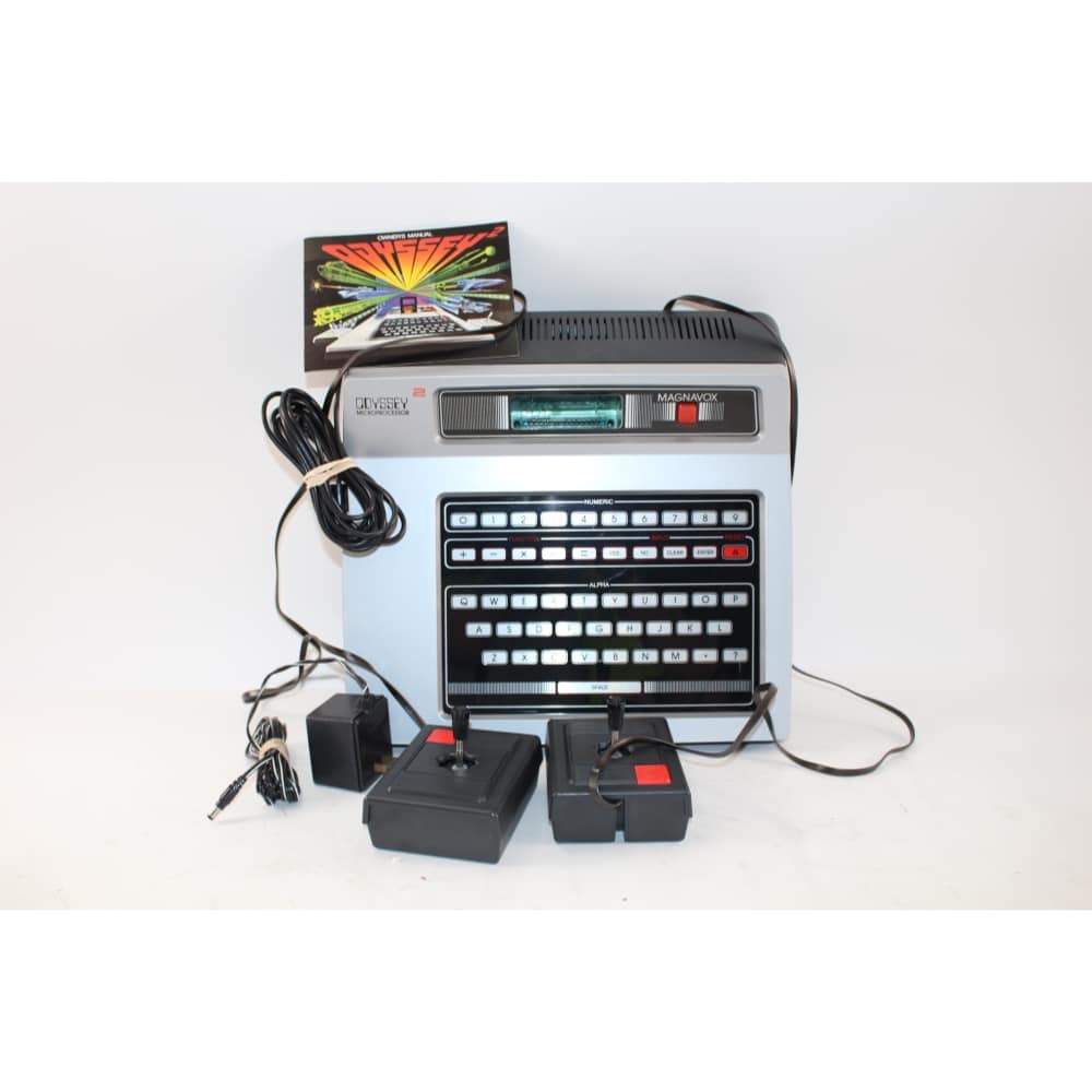 Magnavox Odyssey 2 Console Bundle – BLACK & SILVER – Parts / Repair Only