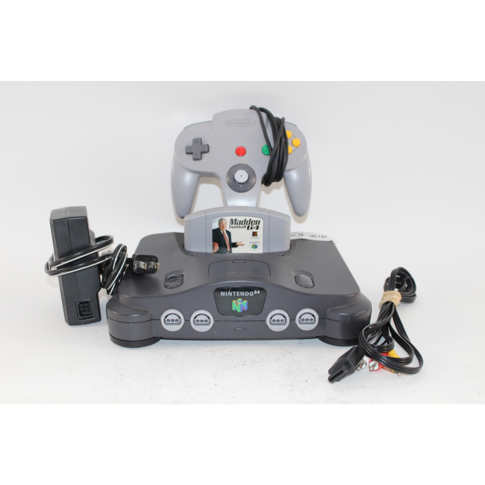 Nintendo 64 Console Bundle - NUS-001(USA) - GREY - Tested · Repowered