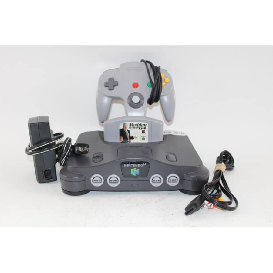 Nintendo 64 Console Bundle - NUS-001(USA) - GREY - Tested | Repowered