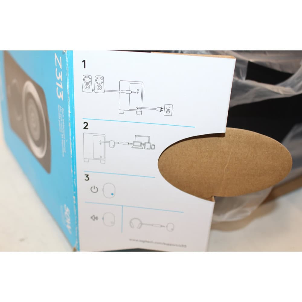 Logitech Z313 Multimedia Speaker System with Subwoofer - New Open Box