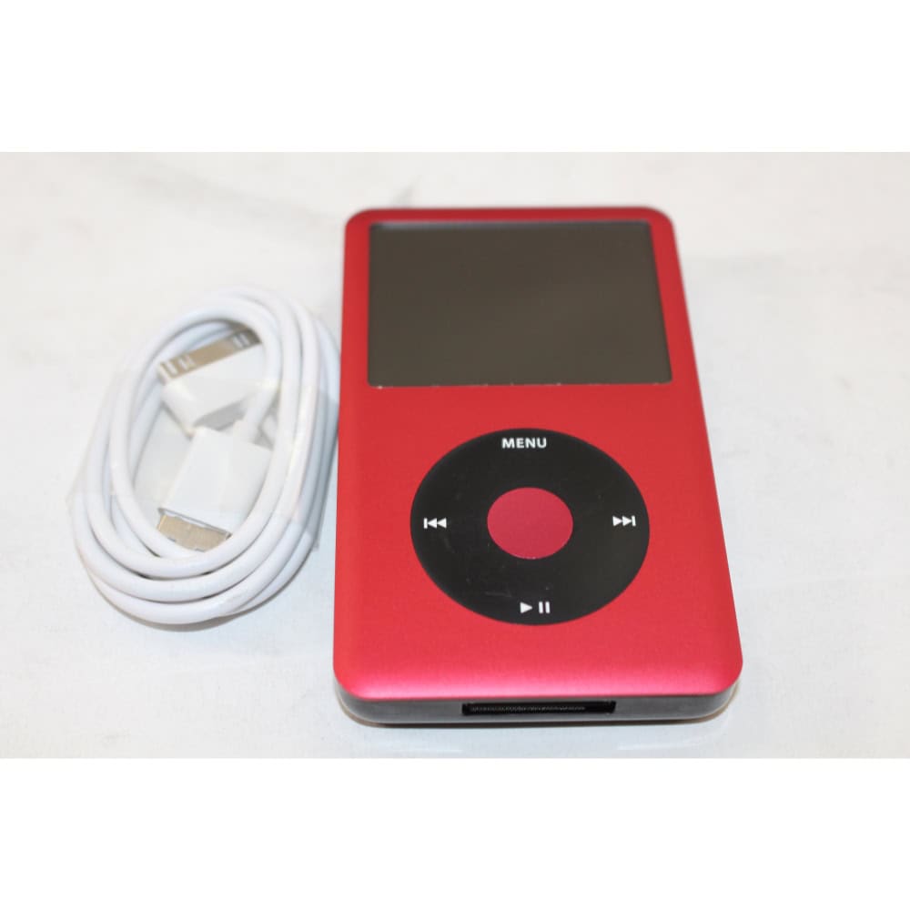 Apple iPod Classic 6th Gen A1238 - 160GB - BLACK & RED - Tested