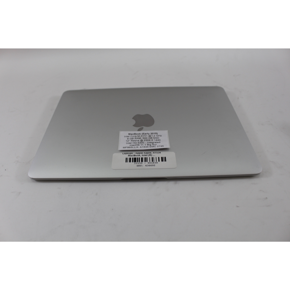 Apple A1534 MacBook MF865LL/A 12