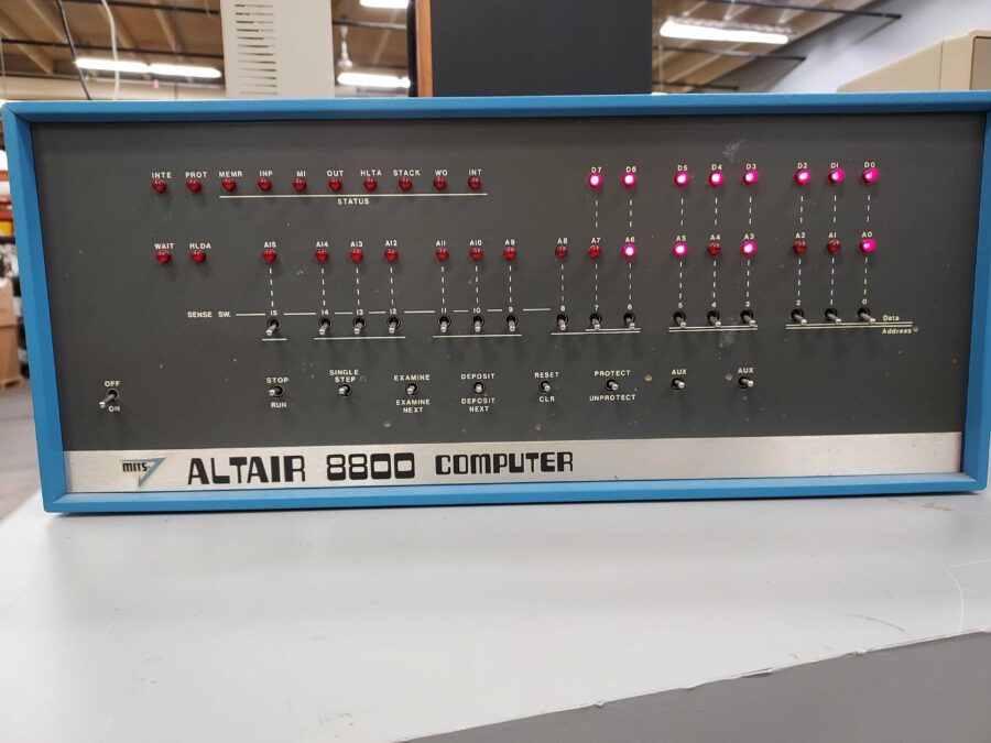 Vintage MITS Altair 8800 Microcomputer – 1974 – TESTED – See Notes