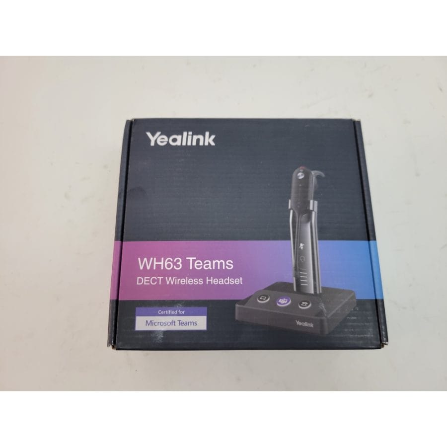 Yealink WHB630 Convertible Teams DECT Wireless Headset - New in Box