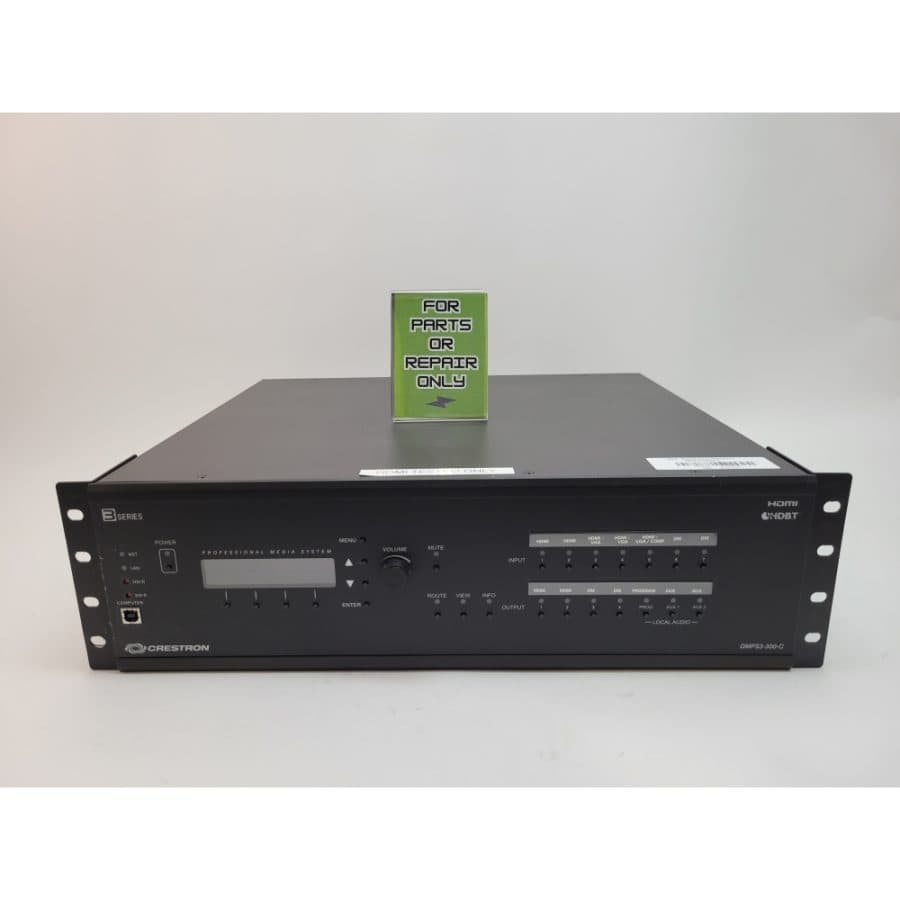 Crestron DMPS3-300-C Digital Media Presentation System - Powers On, For Parts/Repair