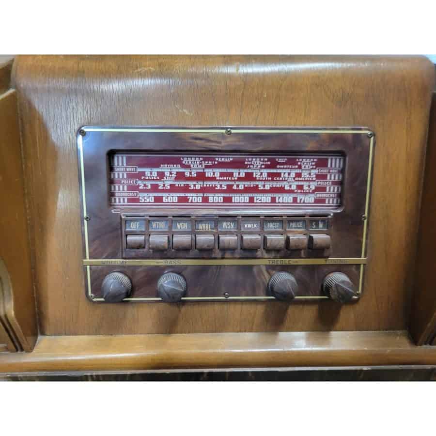 Vintage PHILCO 42-380 Tube Console Radio - Parts/Repair - Local Pick Up Only - Image 3