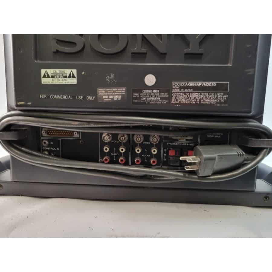 Vintage Sony PVM-2030 20" Trinitron RGB CRT TV Monitor - Tested - Local Pick Up Only - Image 10