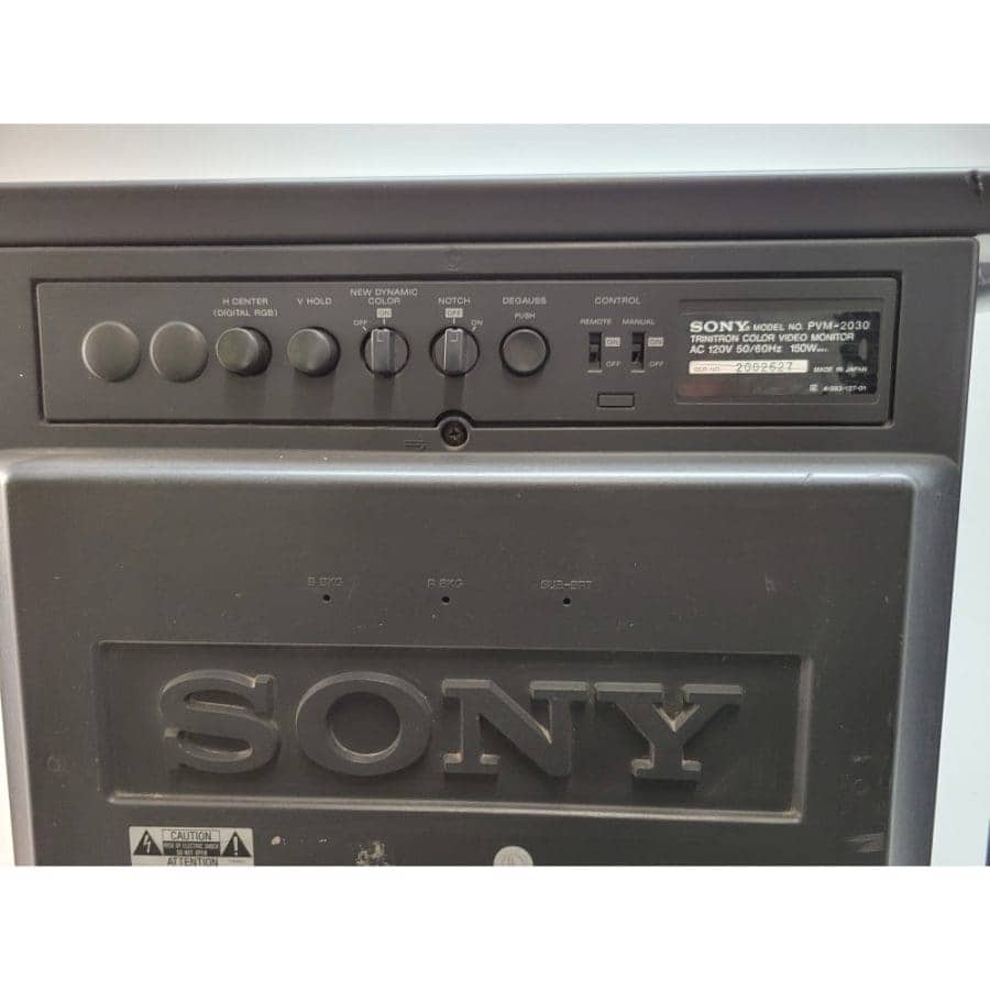 Vintage Sony PVM-2030 20" Trinitron RGB CRT TV Monitor - Tested - Local Pick Up Only - Image 11