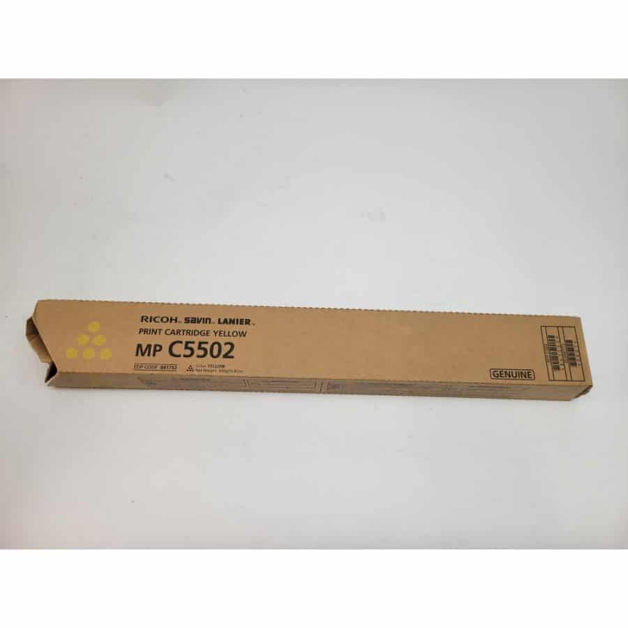 Genuine Ricoh MP C5502 Yellow - 841752 - YELLOW - New in Box