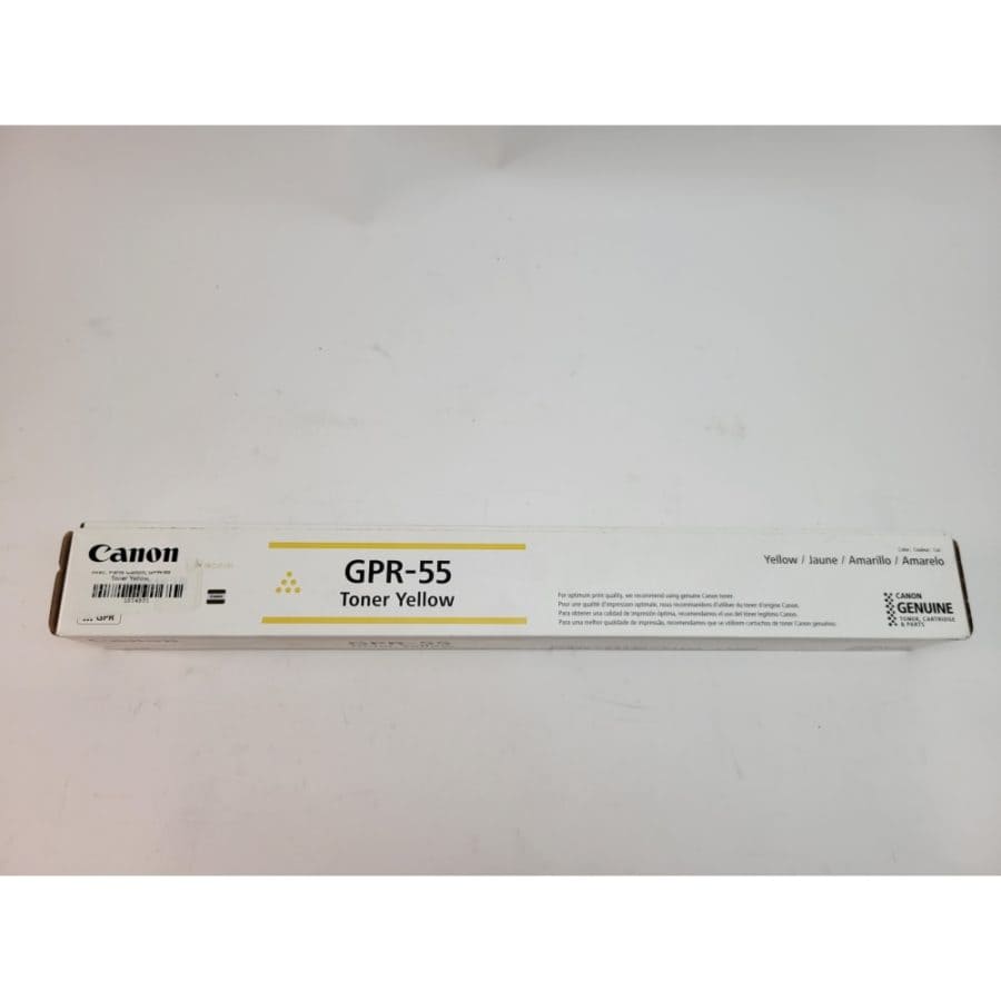 Genuine Canon GPR-55 Toner Yellow Ink Cartridges - New in Box