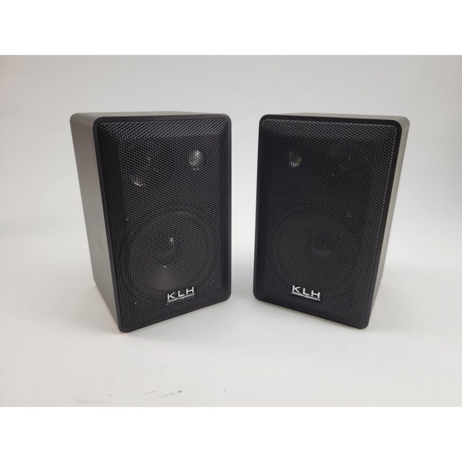 KLH 970A Bookshelf Speakers Pair  - Black - Tested