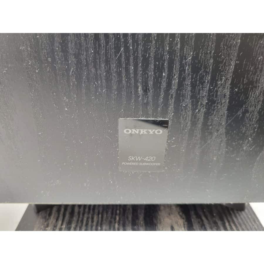 Onkyo SKW-420 Powered Subwoofer - Deep Bass - Black - Tested - Image 4