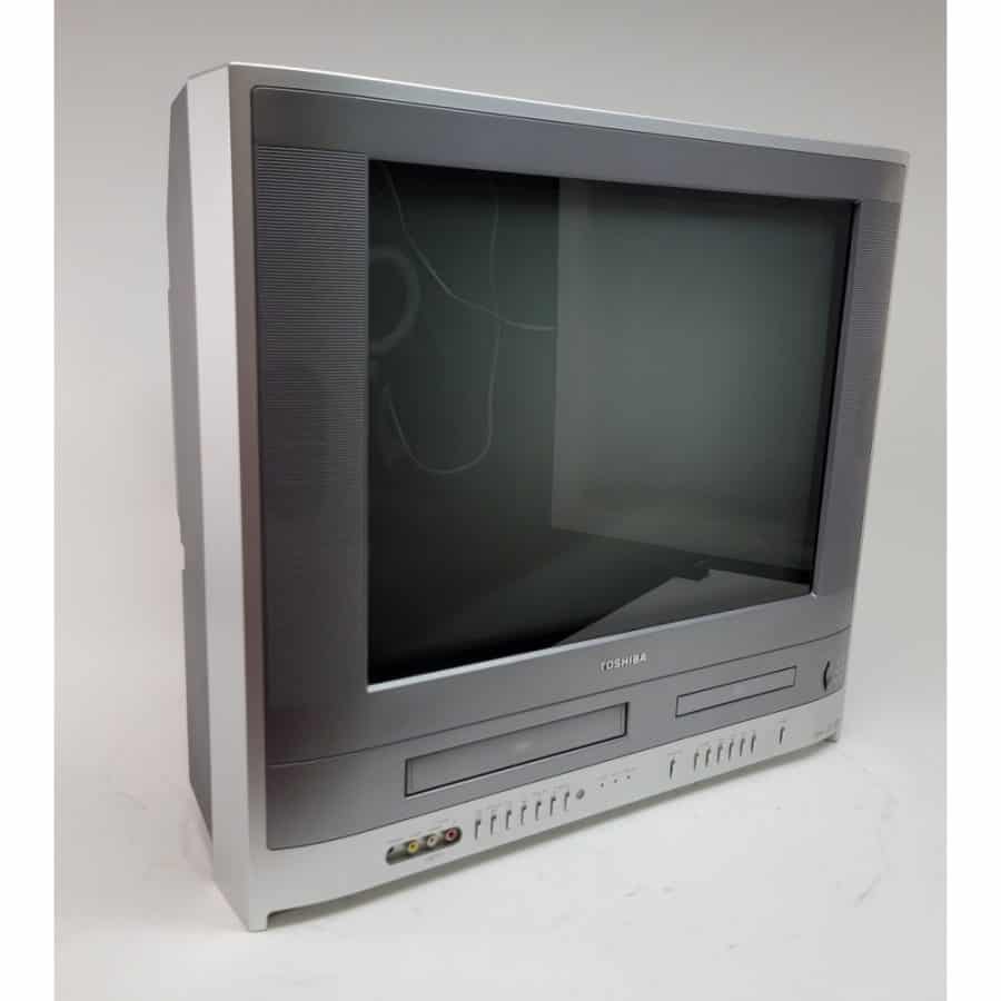 Vintage Toshiba MW20F51 Retro CRT TV/VCR Combo - Tested, See Notes - Local Pick Up Only